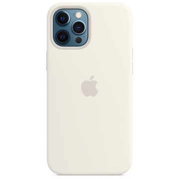 Apple Custodia MagSafe in Silicone per iPhone 12 Pro Max Bianco