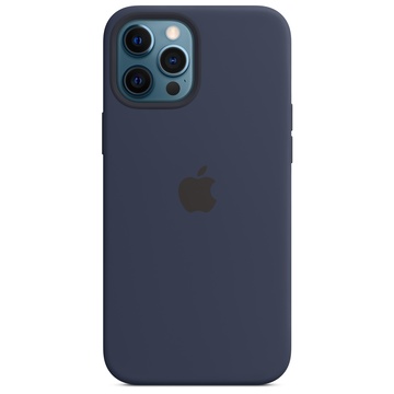 Apple Custodia MagSafe in Silicone per iPhone 12 Pro Max - Deep Navy