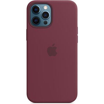 Apple Custodia MagSafe in silicone per iPhone 12 Pro Max Prugna
