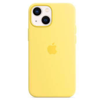 Custodia magsafe in silicone per iphone 13 mini - scorza di limone