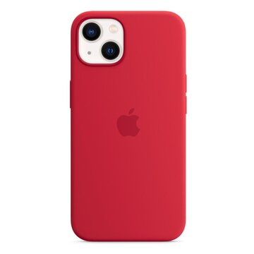 Custodia magsafe in silicone per iphone 13 rosso