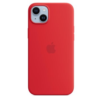 Custodia magsafe in silicone per iphone 14 pro - rosso