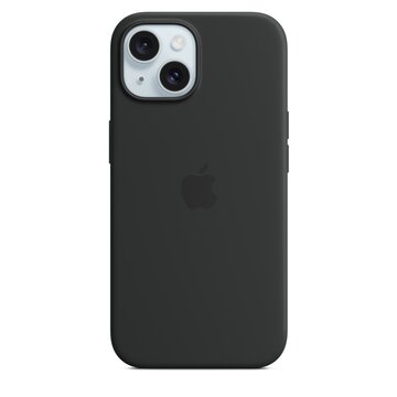 Custodia magsafe in silicone per iphone 15 - nero