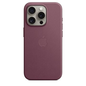 Apple Custodia MagSafe in tessuto Finewoven per iPhone 15 Pro - Gelso