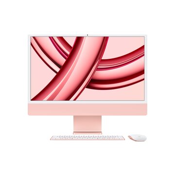 Apple iMac con Retina 24'' Display 4.5K M3 chip con 8‑core CPU e 8‑core GPU, 256GB SSD - Rosa
