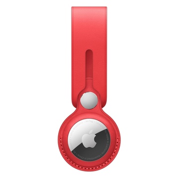 Apple Laccetto AirTag in Pelle Rosso