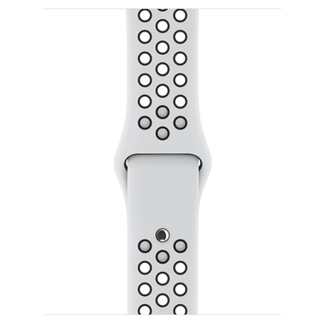 Apple MQWH2ZM/A accessorio per smartwatch Fluoroelastomero Nero, Platino