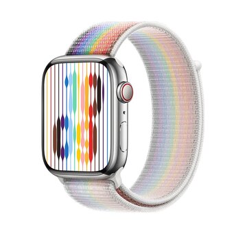 Apple Pride Edition Band Multicolore Nylon