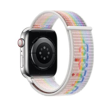 Apple Pride Edition Band Multicolore Nylon