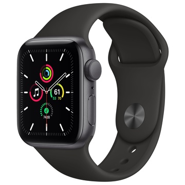 Apple Watch SE GPS 40mm Grigio Siderale Sport Nero SCATOLA APERTA DA ESPOSIZIONE