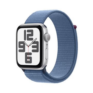 Watch se gps cassa 44mm in alluminio con cinturino sport loop blu inverno