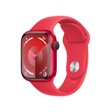 Watch series 9 gps cassa 41m in alluminio (product)red con cinturino sport band (product)red - m/l