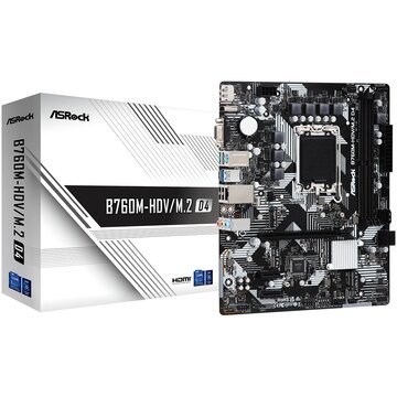 ASRock 1700 B760M-HDV/M.2 D4 micro ATX