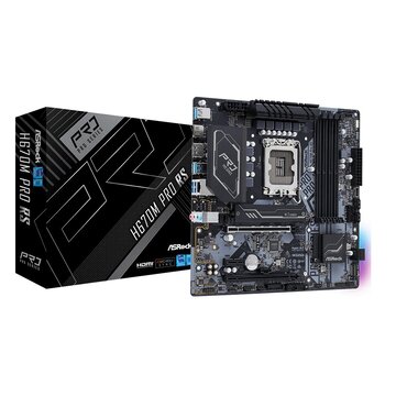 ASRock 1700 H670M Pro RS Intel H670 M-ATX