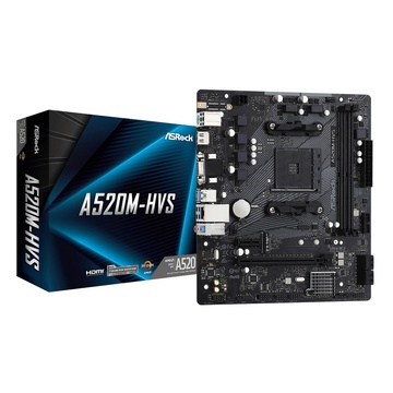 ASRock AM4 A520M-HVS Micro ATX