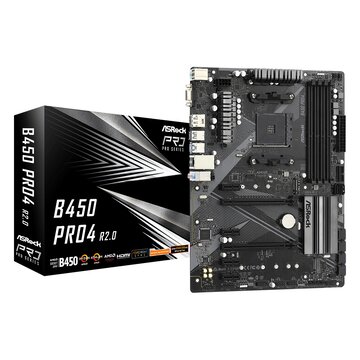 ASRock B450 Pro4 R2.0 AMD B450 Socket AM4 ATX