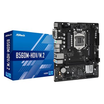 ASRock B560M-HDV/M.2 Intel B560 LGA 1200 ATX