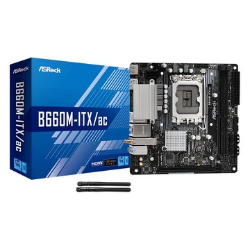 ASRock 1700 B660M-ITX/ac Intel B660 LGA 1700 Mini ITX