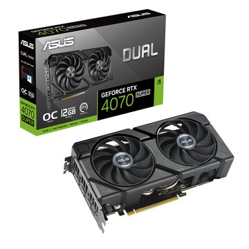 Asus Dual -RTX4070S-O12G-EVO NVIDIA GeForce RTX 4070 SUPER 12 GB GDDR6X