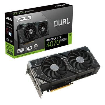 Asus GeForce Dual RTX 4070 Super 12GB GDDR6X DLSS3 HDMI/3*DP PCi Ex 4.0 16x