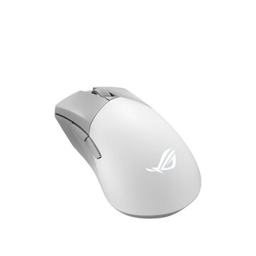 Rog gladius iii wireless aimpoint white mouse mano destra rf wireless + bluetooth + usb type-a ottico 36000 dpi