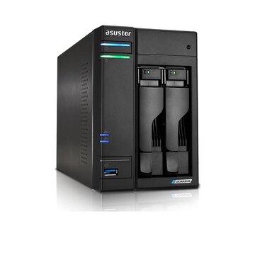 Tor lockerstor 2 gen2 (as6702t) nas desktop collegamento ethernet lan nero n5105