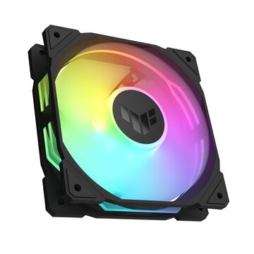 Tuf gaming tr120 argb reverse fan - single pack 12 cm nero