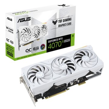 Tuf gaming tuf-rtx4070tis-o16g-btf-white nvidia geforce rtx 4070 ti super 16 gb gddr6x