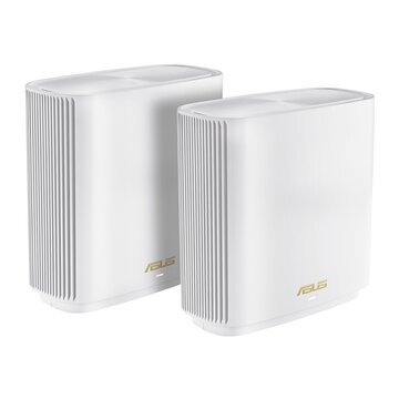 Zenwifi ax (xt9) ax7800 set bianco banda tripla (2.4 ghz/5 ghz/5 ghz) wi-fi 6 (802.11ax) bianco 4 interno