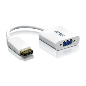 Displayport/vga adapter displayport male vga hdb-15 female bianco