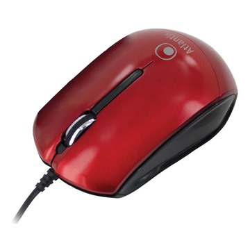 ATLANTIS Land P009-KM23-RD Mouse USB Ottico 1000 DPI Ambidestro Rosso