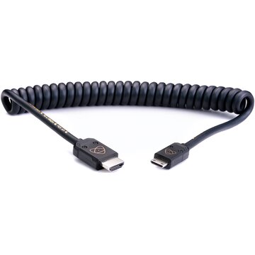 Cavo 4k60p a spirale da mini-hdmi a hdmi 40cm