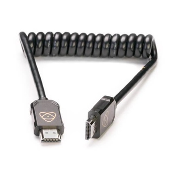 Cavo 4k60p a spirale da hdmi a hdmi 30cm