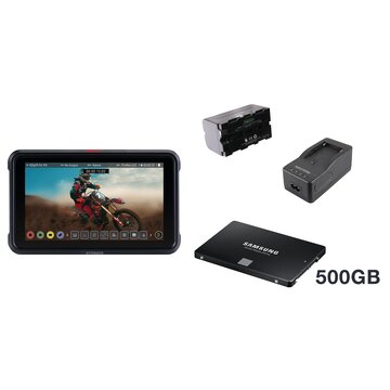 Atomos Ninja V Power Combo Kit con SSD 500GB