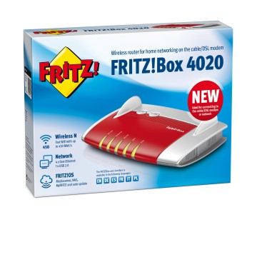 AVM FRITZ!Box 4020 Fast Ethernet 3G 4G Rosso router wireless