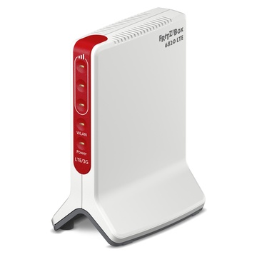 AVM FRITZ! Box 6820 LTE router wireless Gigabit Ethernet Rosso, Bianco