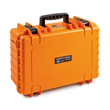 B&W Outdoor Case 5000 Arancione con divisori interni