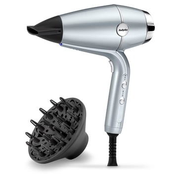 BABYLISS Hyrdo-Fusion Hydro Fusion Hair Dryer 2100 W Metallico