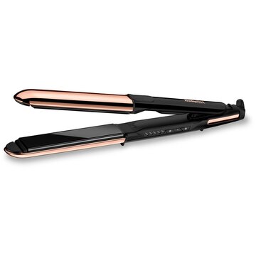 BABYLISS Straight & Curl Brilliance Ferro per ricci Caldo Nero, Rosa 3 m