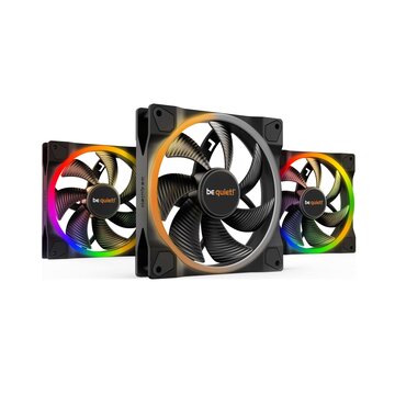 Be Quiet! Light Wings 140mm PWM Triple Pack Ventilatore 14 cm Nero