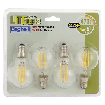 BEGHELLI Sfera Liteled.2 BLISTER pack 4x