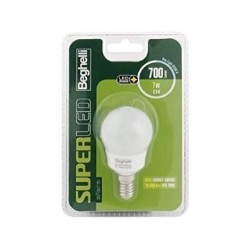 BEGHELLI Sfera Super LED E14 energy-saving lamp 7 W A+