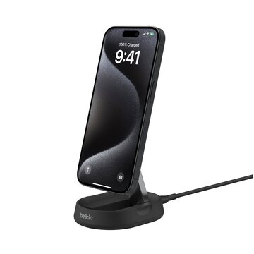 Boostcharge pro smartphone nero ac carica wireless ricarica rapida interno