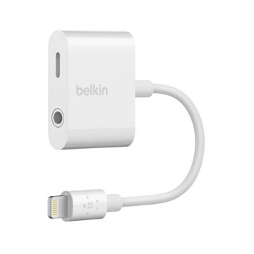 Belkin RockStar 3.5 mm + Lightning Bianco