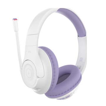 Belkin SOUNDFORMINSPIRE OVEREAR HEADSET LAV Auricolare Con cavo e senza cavo A Padiglione Musica e Chiamate USB tipo-C Bluetooth Lavanda, Bianco