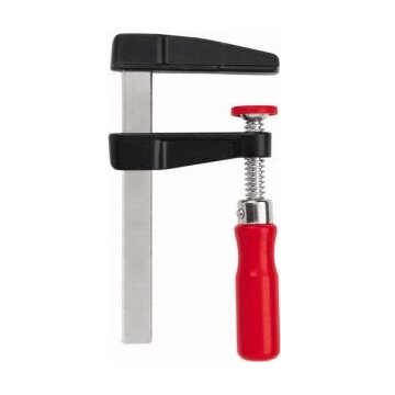 Bessey LM15/5 Morsetto a barra 15 cm Nero, Rosso, Acciaio inossidabile