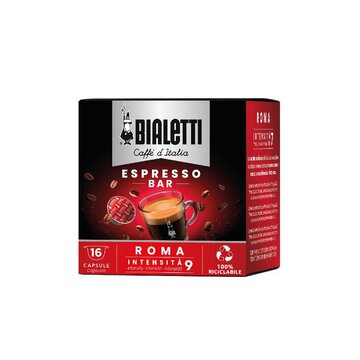 Bialetti Roma Capsule caffè Tostatura scura 16 pz