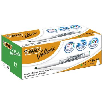Bic 1199174102 evidenziatore Verde Tipo di punta 12 pezzo(i)