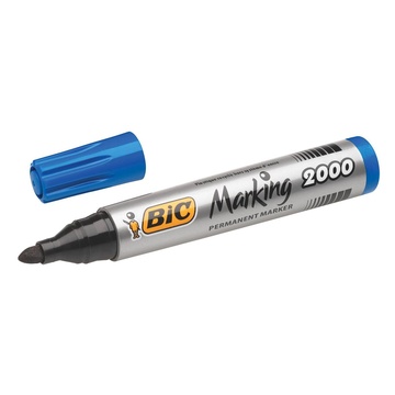 Bic 8209143 marcatore permanente Blu Tipo di punta 12 pezzo(i)