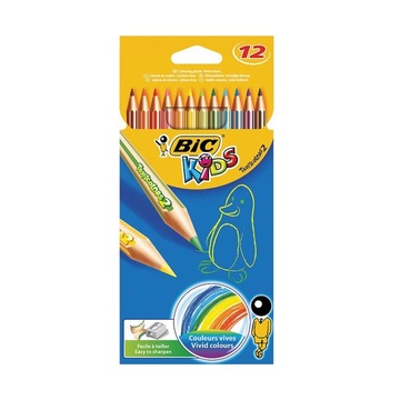 Bic 832566 pastello colorato 12 pezzo(i) Multi